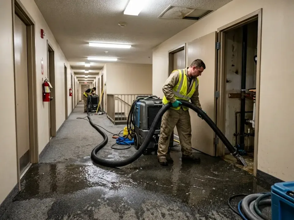 multi-unit-apartment-hallway-f-005 — frequently asked questions, Emergency Burst Pipe Water Extraction & Removal in Coalfiel…